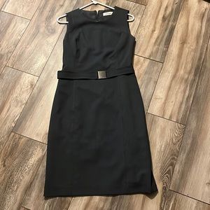 Charcoal Calvin Klein Shift dress 8
